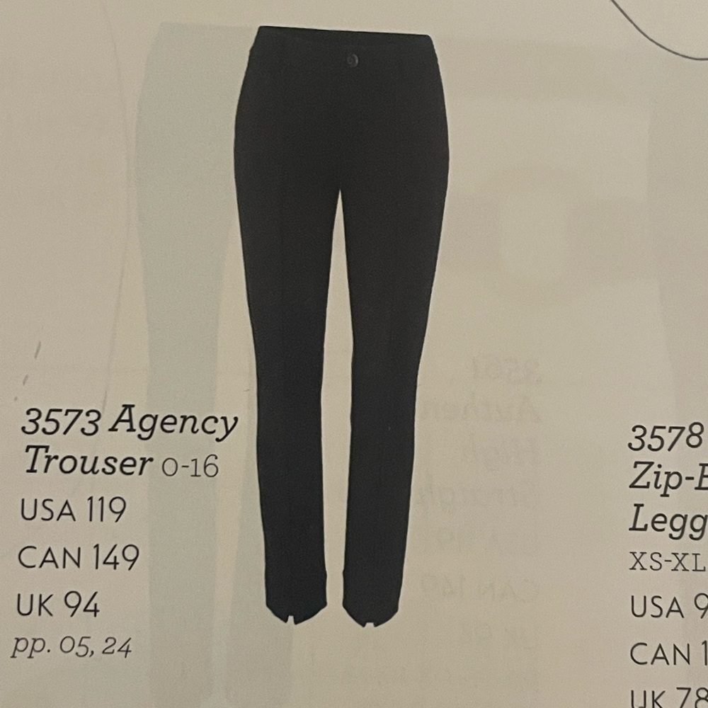 CAbi Navy Agency Trousers
